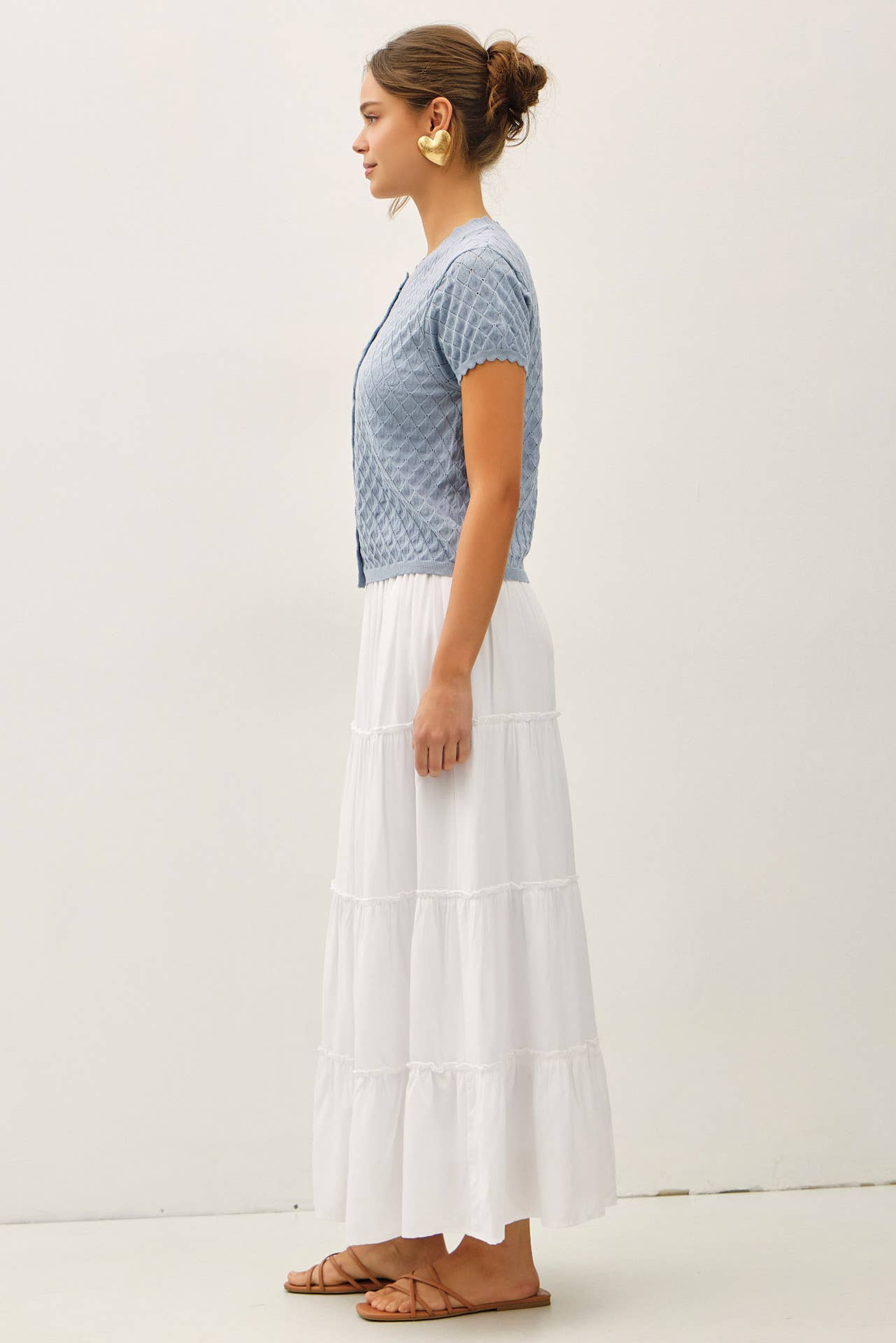 TIERED MAXI SKIRT - Whimsical Details - ["maxi","skirt"]