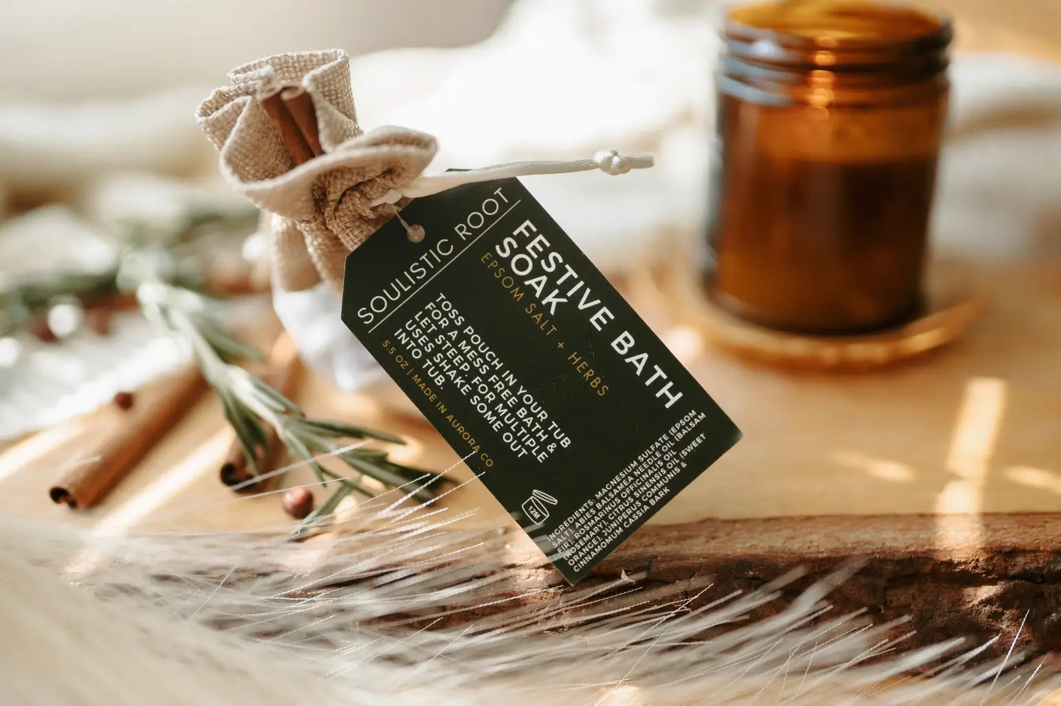 Festive Bath Soaks -Stocking Stuffers & Christmas Ornaments - Whimsical Details - []