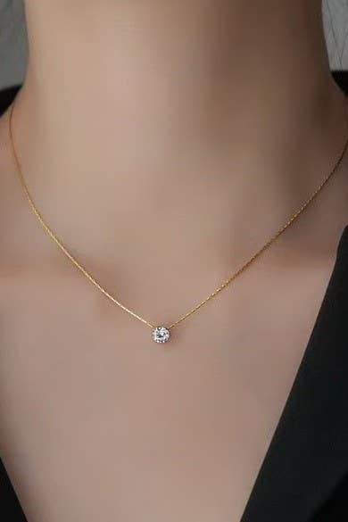 Anna 18K Stainless Steel Tarnish Free Classic Necklace