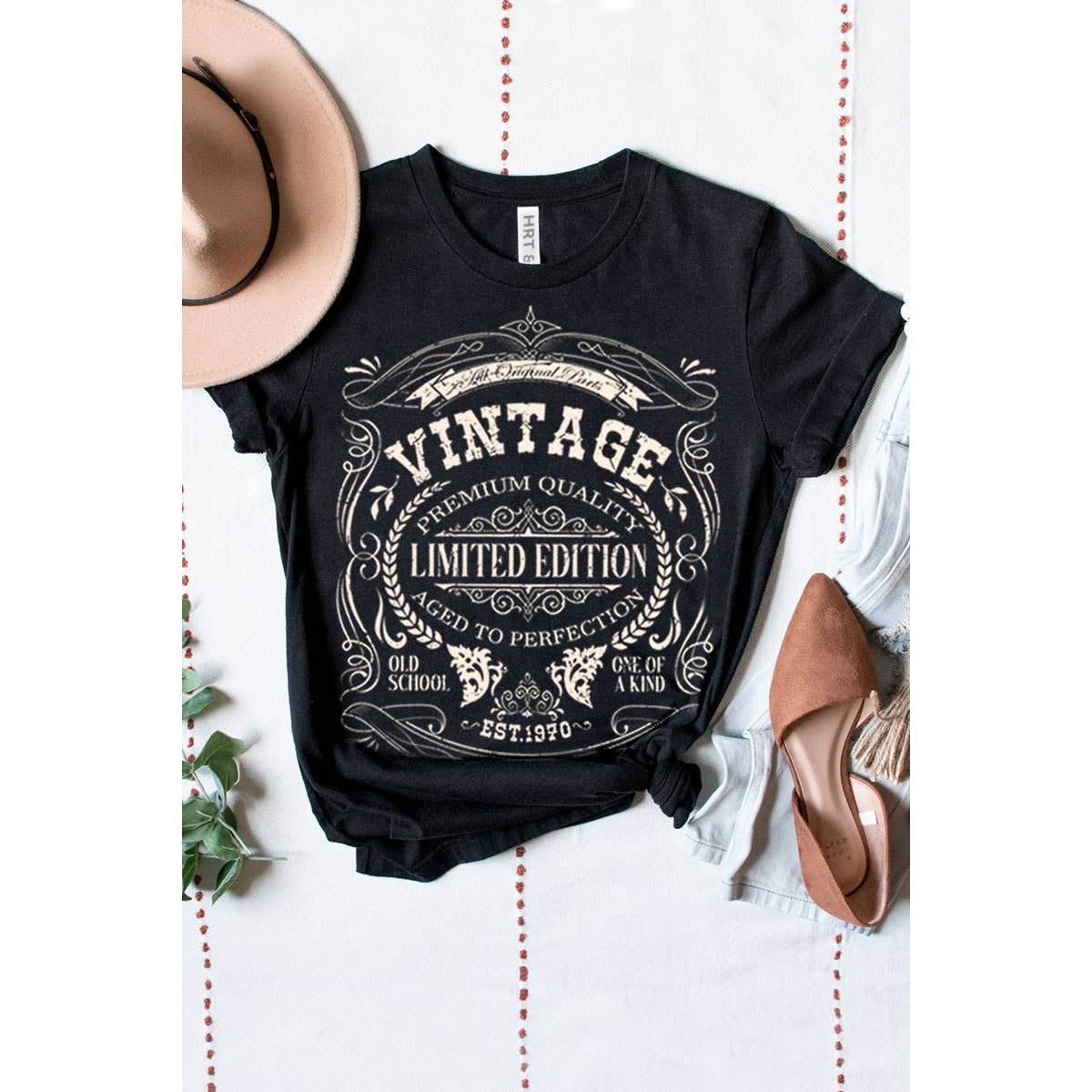 VINTAGE LIMITED EDITION WASHED GRAPHIC TEE - Whimsical Details - []