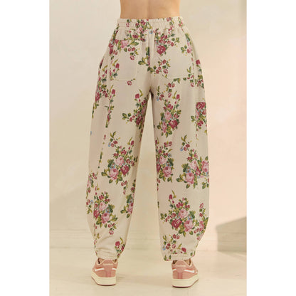 Printed French Terry Pants