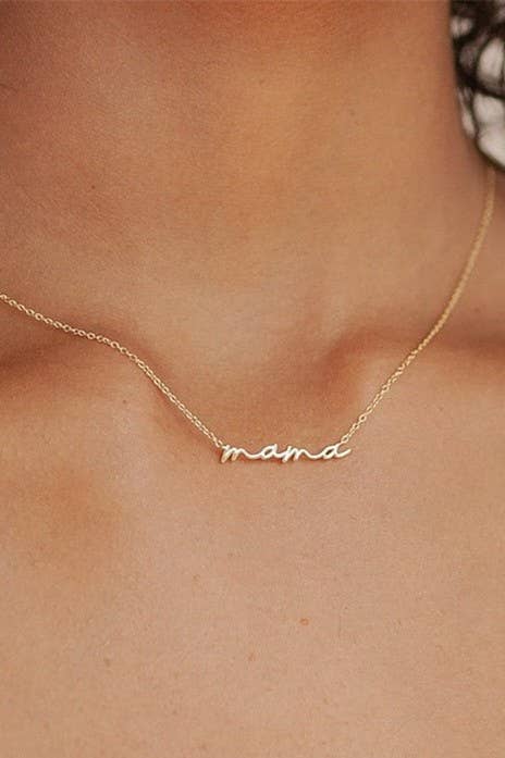 MAMA 18K STAINLESS STEEL TARNISH FREE NECKLACE