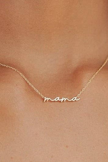 MAMA 18K STAINLESS STEEL TARNISH FREE NECKLACE