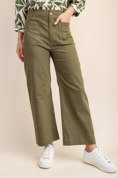 Ankle Cropped Summer Pants