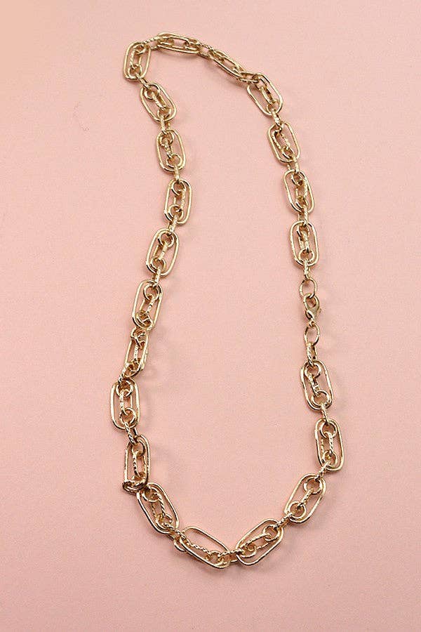 Joanne Handmade Link in Link Chain Necklace