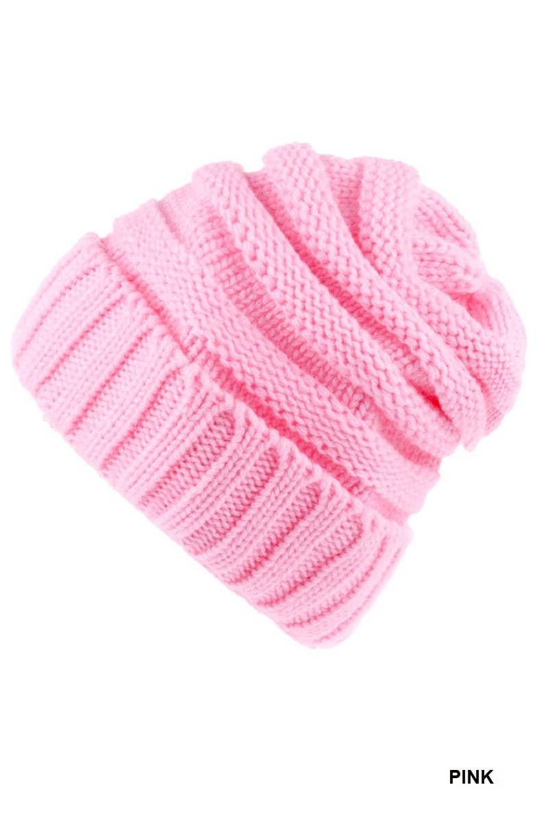 Classic Crochet Knit Beanie