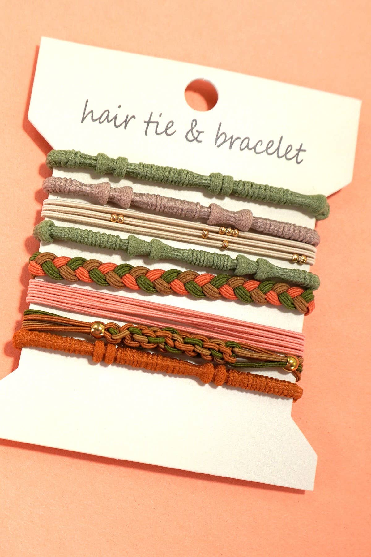 BOHO DUAL FUNCTION KNOT BRACELET HAIR TIES - Whimsical Details - []