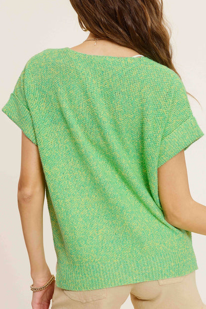 Soft Lightweight Loose Fit Textured Pullover Sweater