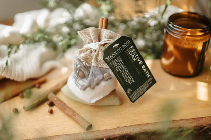 Festive Bath Soaks -Stocking Stuffers & Christmas Ornaments - Whimsical Details - []