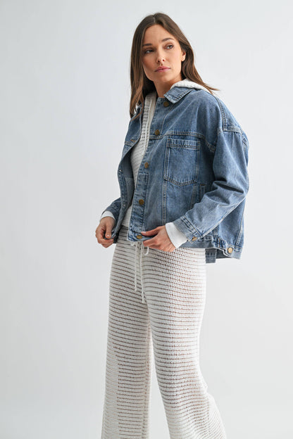 Boxy Denim Trucker Jacket