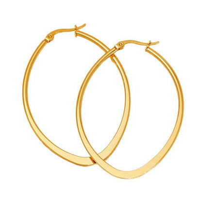 Rosie 18K Gold Dipped Hoop Earrings