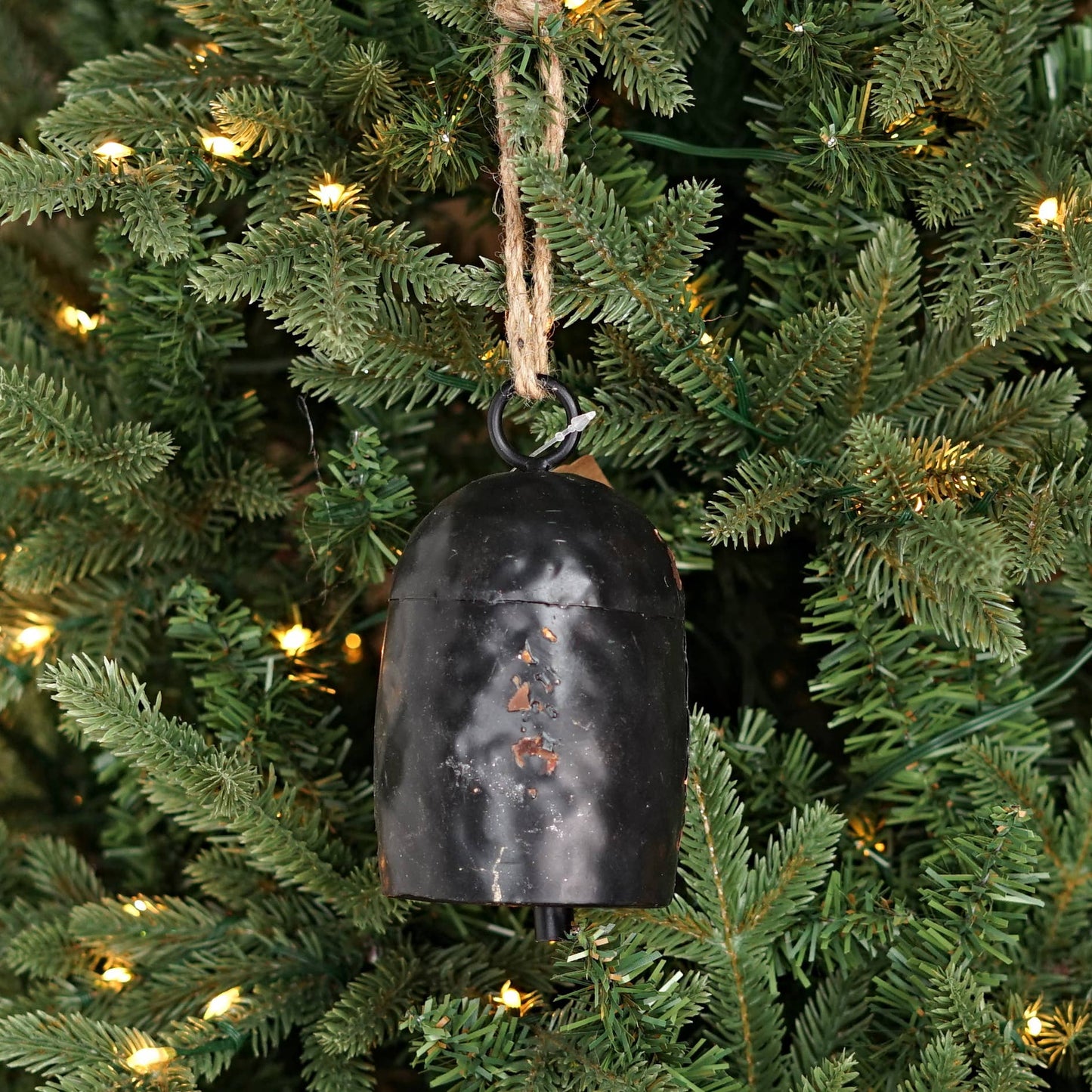 Single Rustic Black Swiss Cowbell - Whimsical Details - []