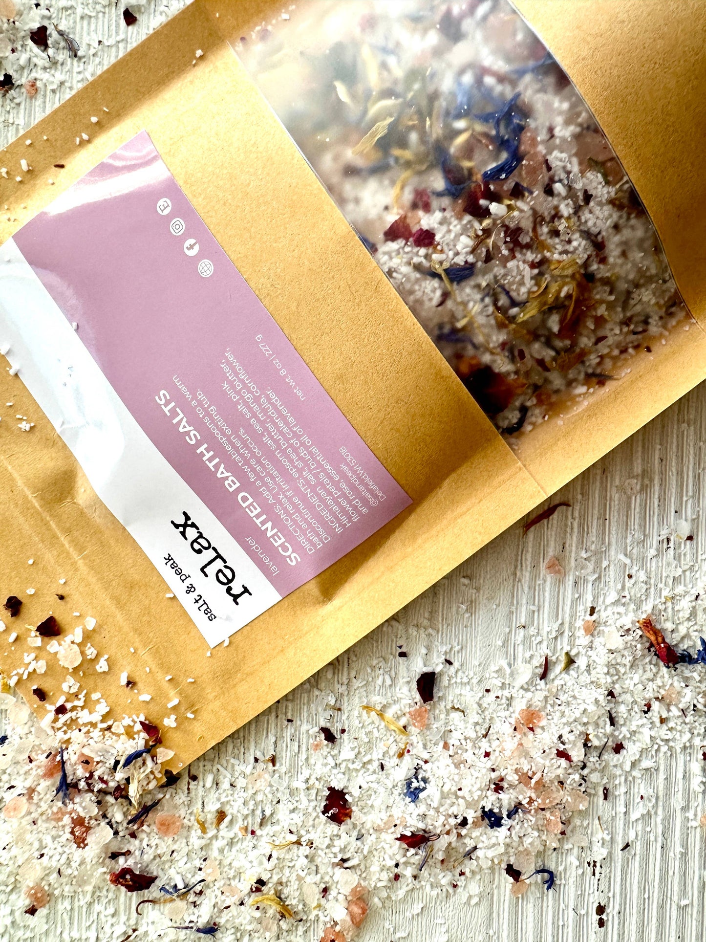 Bath Soak, Bath Salt, Natural Bath and Body - Whimsical Details - []