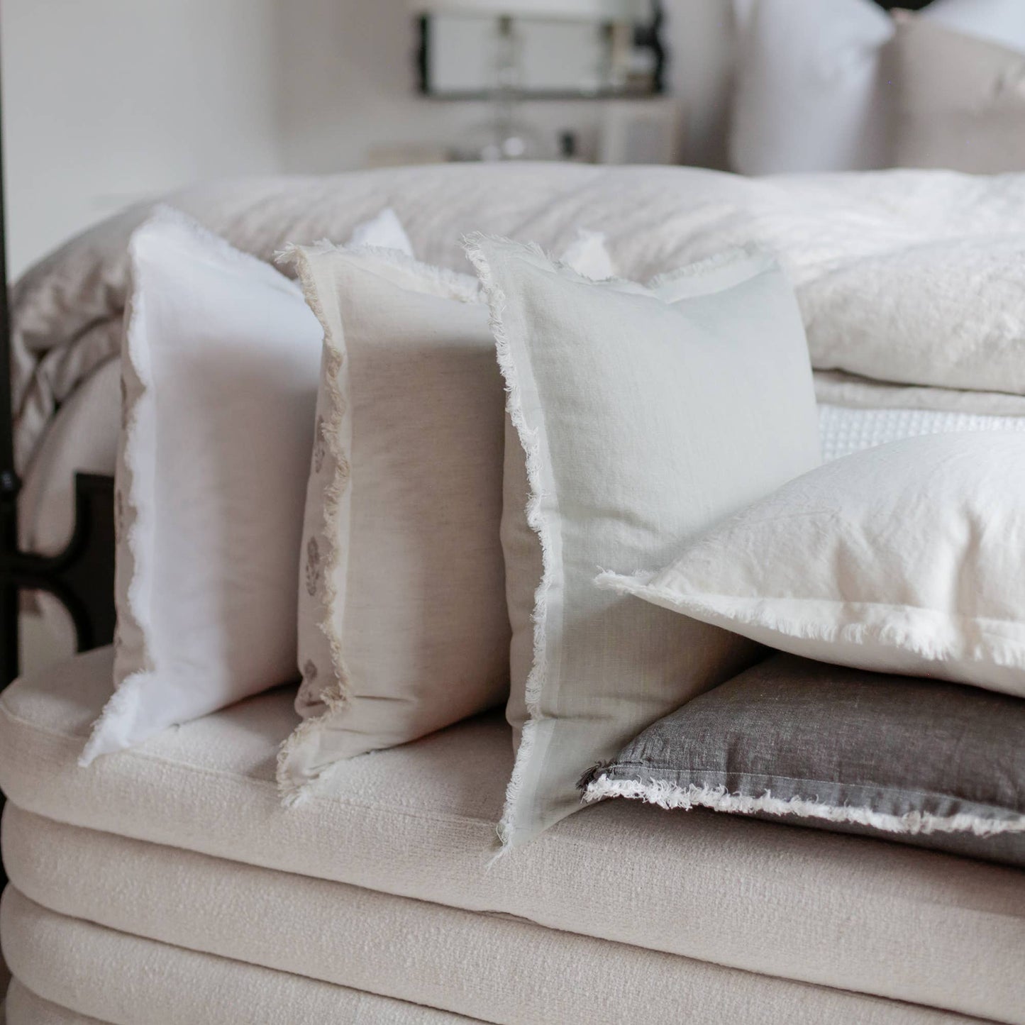 Fringe Pillow Covers - Neutral - Whimsical Details - ["pillow"]