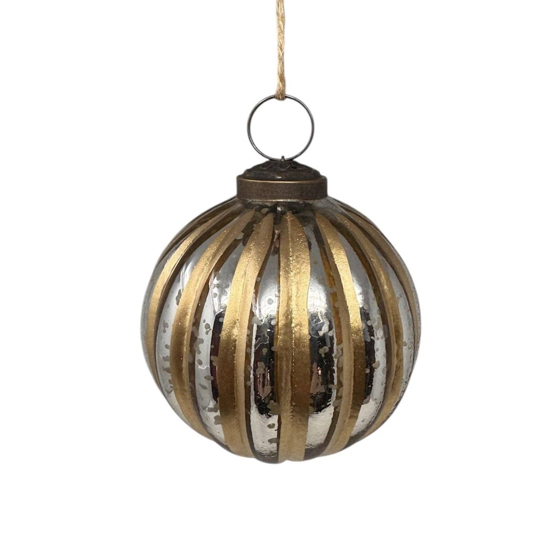 3" Hand Painted Glass Ornament - Whimsical Details - []