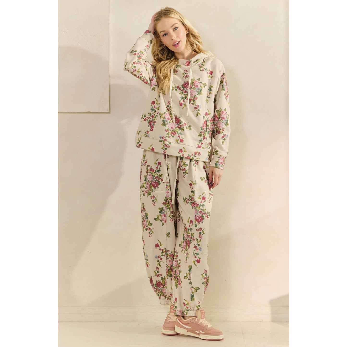 Printed French Terry Pants
