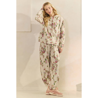 Printed French Terry Pants