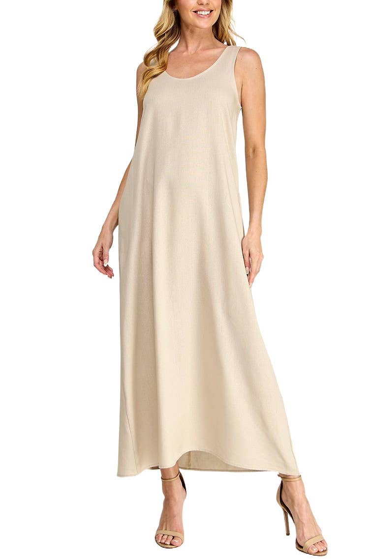 Linen Maxi Dress