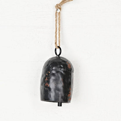Single Rustic Black Swiss Cowbell - Whimsical Details - []
