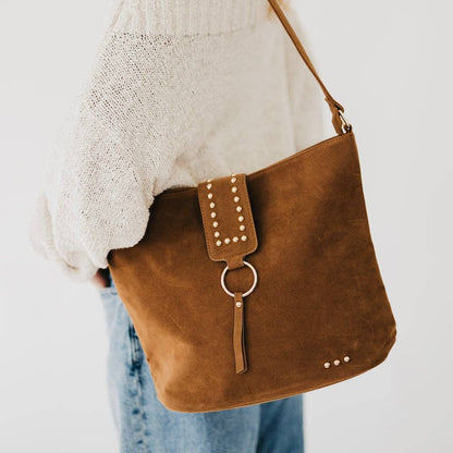 Rosemary Suede Bucket Bag