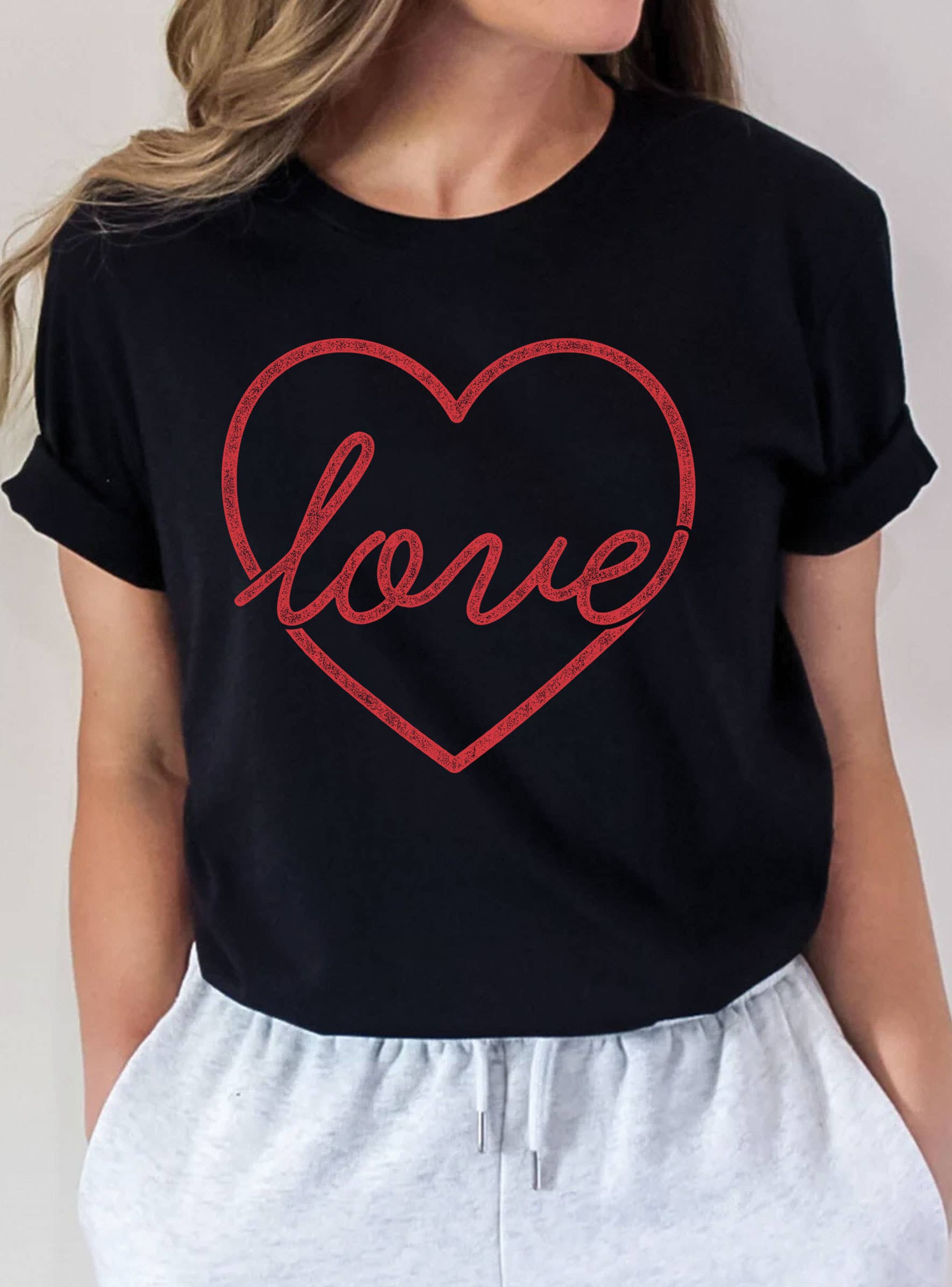 LOVE VALENTINE'S GRAPHIC TSHIRTS - Whimsical Details