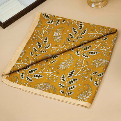 Vintage Botanical Floral Paisley Square Scarf