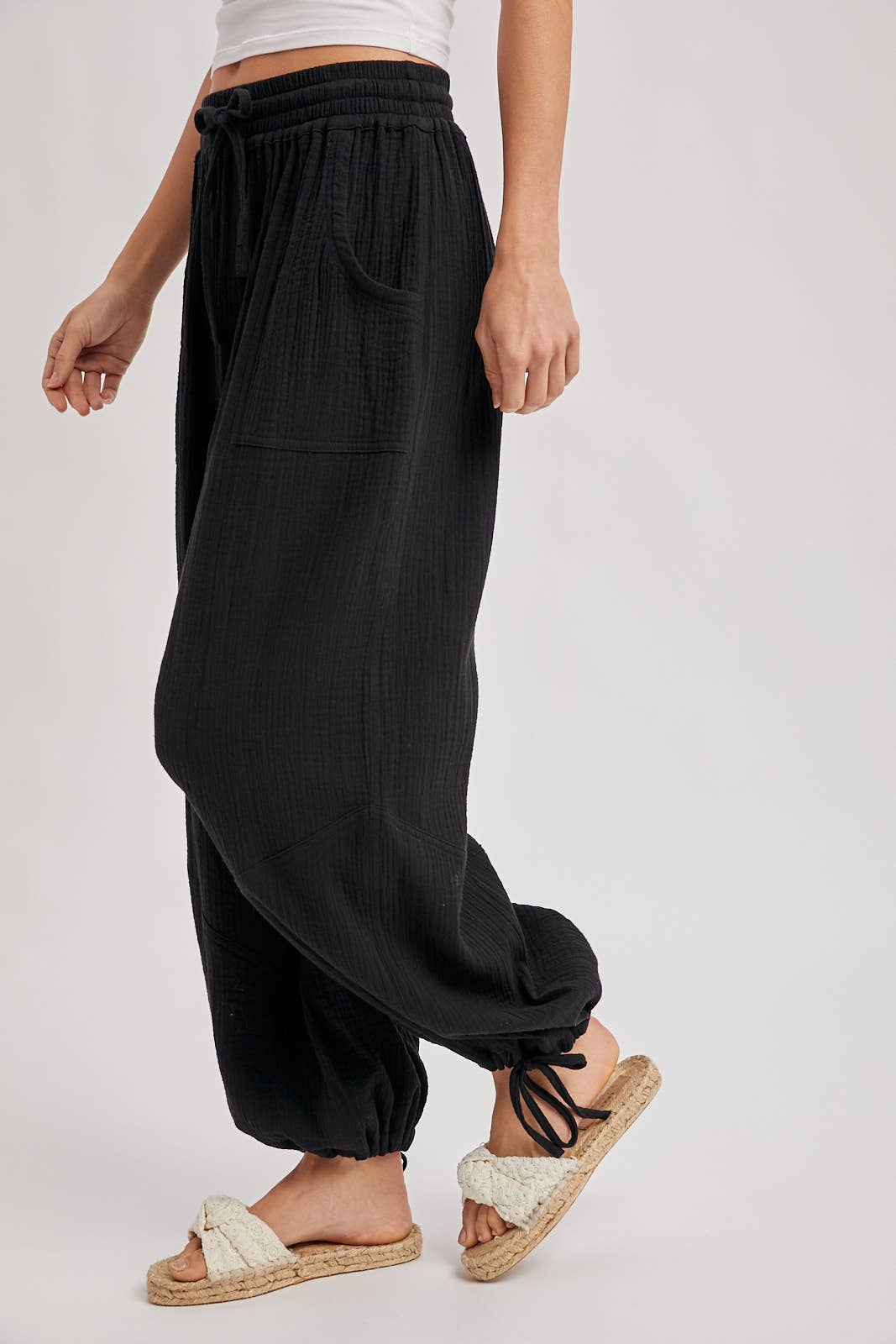 Jogger Harem Drawstring Pants