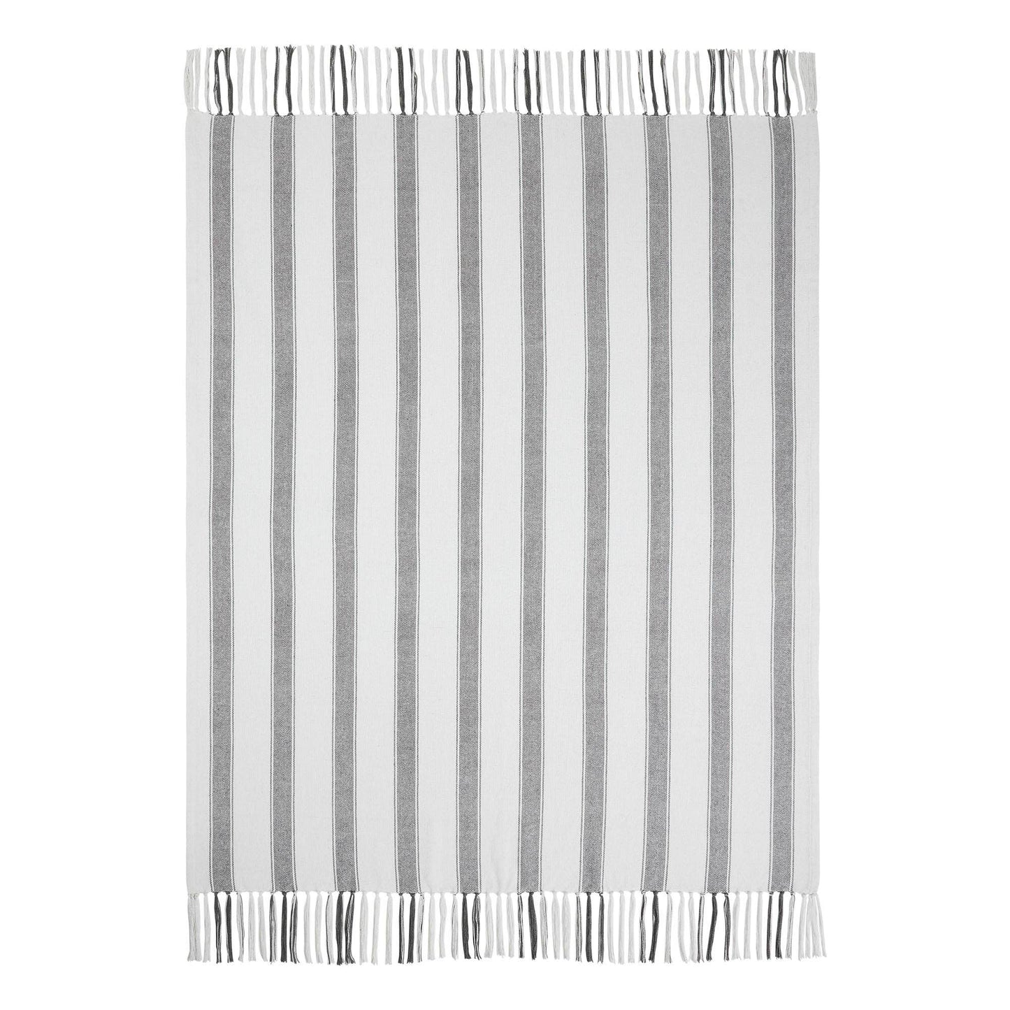 Grace Grain Sack Stripe Woven Throw - Whimsical Details - blanket, gift, home, striped blanket