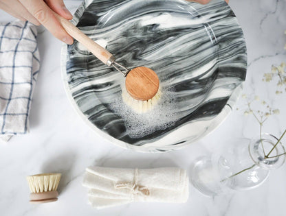 Sisal Dish Brush - Whimsical Details - ["bamboo","pot scrubber"]